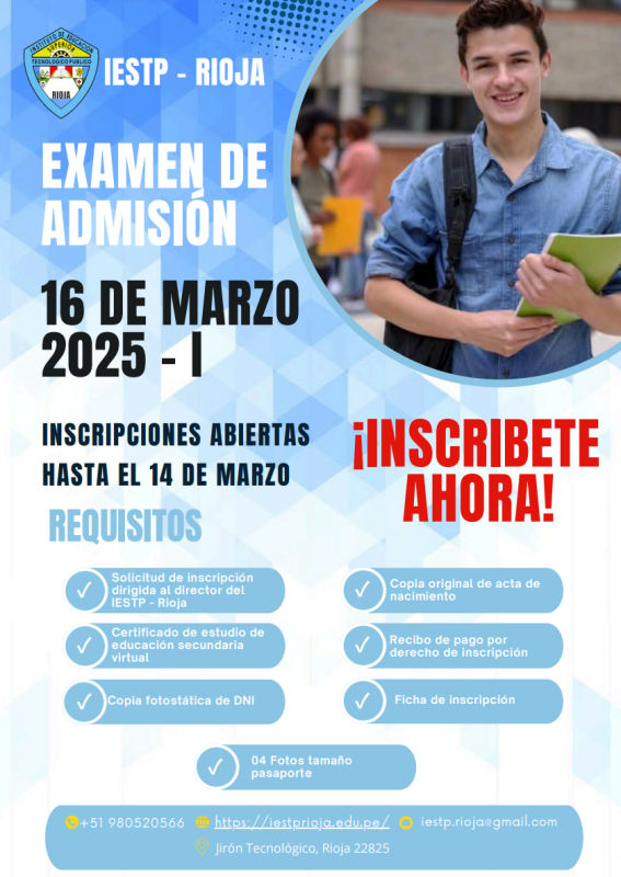 EXAMEN DE ADMISIÒN 16 DE MARZO 2025 - I